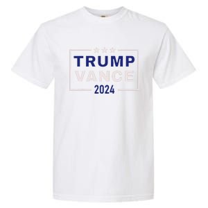 Trump Jd Vance 2024 Retro Stripe And Star Trump Vance 2024 Garment-Dyed Heavyweight T-Shirt