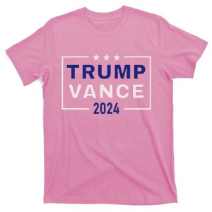 Trump Jd Vance 2024 Retro Stripe And Star T-Shirt