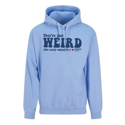 TheyRe Just Weird Antitrump Unisex Surf Hoodie