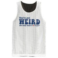 TheyRe Just Weird Antitrump Mesh Reversible Basketball Jersey Tank