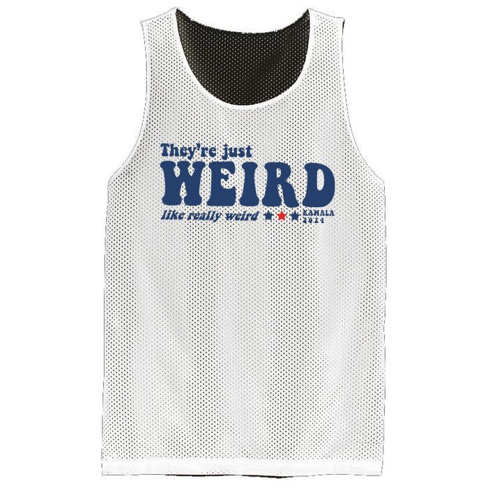 TheyRe Just Weird Antitrump Mesh Reversible Basketball Jersey Tank