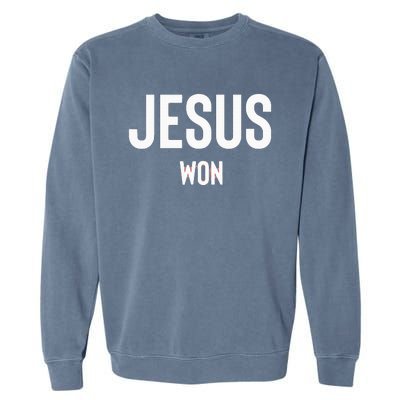 Texas Jesus Won Garment-Dyed Sweatshirt