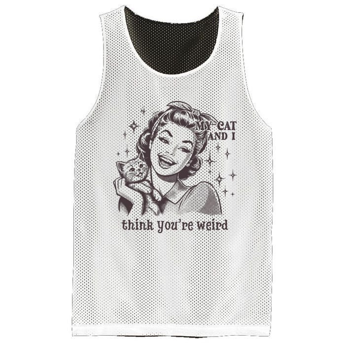 TheyRe Just Weird Cat Ladies For Kamala Harris Mesh Reversible Basketball Jersey Tank