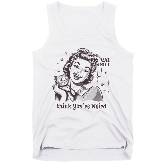 TheyRe Just Weird Cat Ladies For Kamala Harris Tank Top