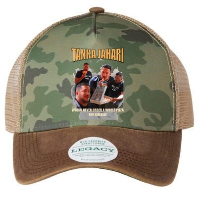 Tanka Jaharis Would Never Order Whole Pizza For Himself Meme Legacy Tie Dye Trucker Hat