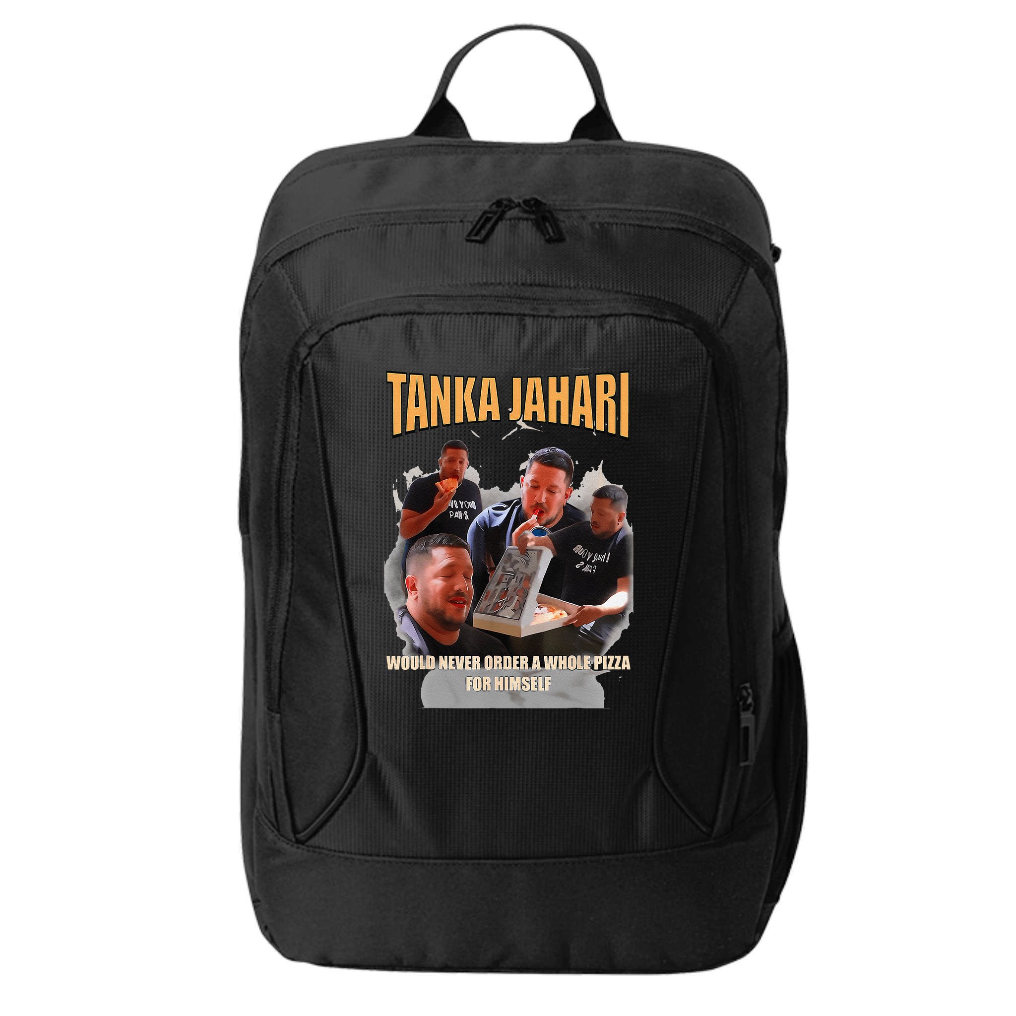 Tanka Jaharis Would Never Order Whole Pizza For Himself Meme City Backpack