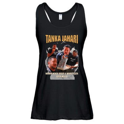 Tanka Jaharis Would Never Order Whole Pizza For Himself Meme Ladies Essential Flowy Tank