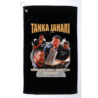 Tanka Jaharis Would Never Order Whole Pizza For Himself Meme Golf Towel