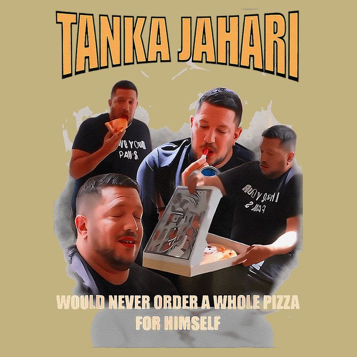 Tanka Jaharis Would Never Order Whole Pizza For Himself Meme Performance Shirt