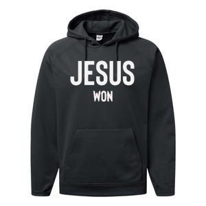 Texas Jesus Won Performance Fleece Hoodie