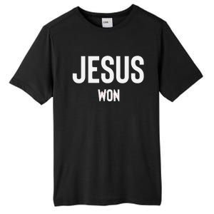 Texas Jesus Won Tall Fusion ChromaSoft Performance T-Shirt