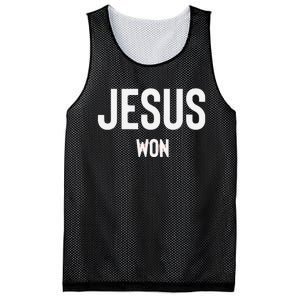 Texas Jesus Won Mesh Reversible Basketball Jersey Tank