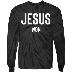 Texas Jesus Won Tie-Dye Long Sleeve Shirt