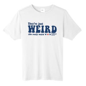 TheyRe Just Weird Antitrump TheyRe Weird Vote Blue Tall Fusion ChromaSoft Performance T-Shirt