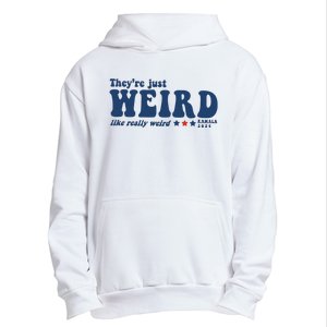 TheyRe Just Weird Antitrump TheyRe Weird Vote Blue Urban Pullover Hoodie