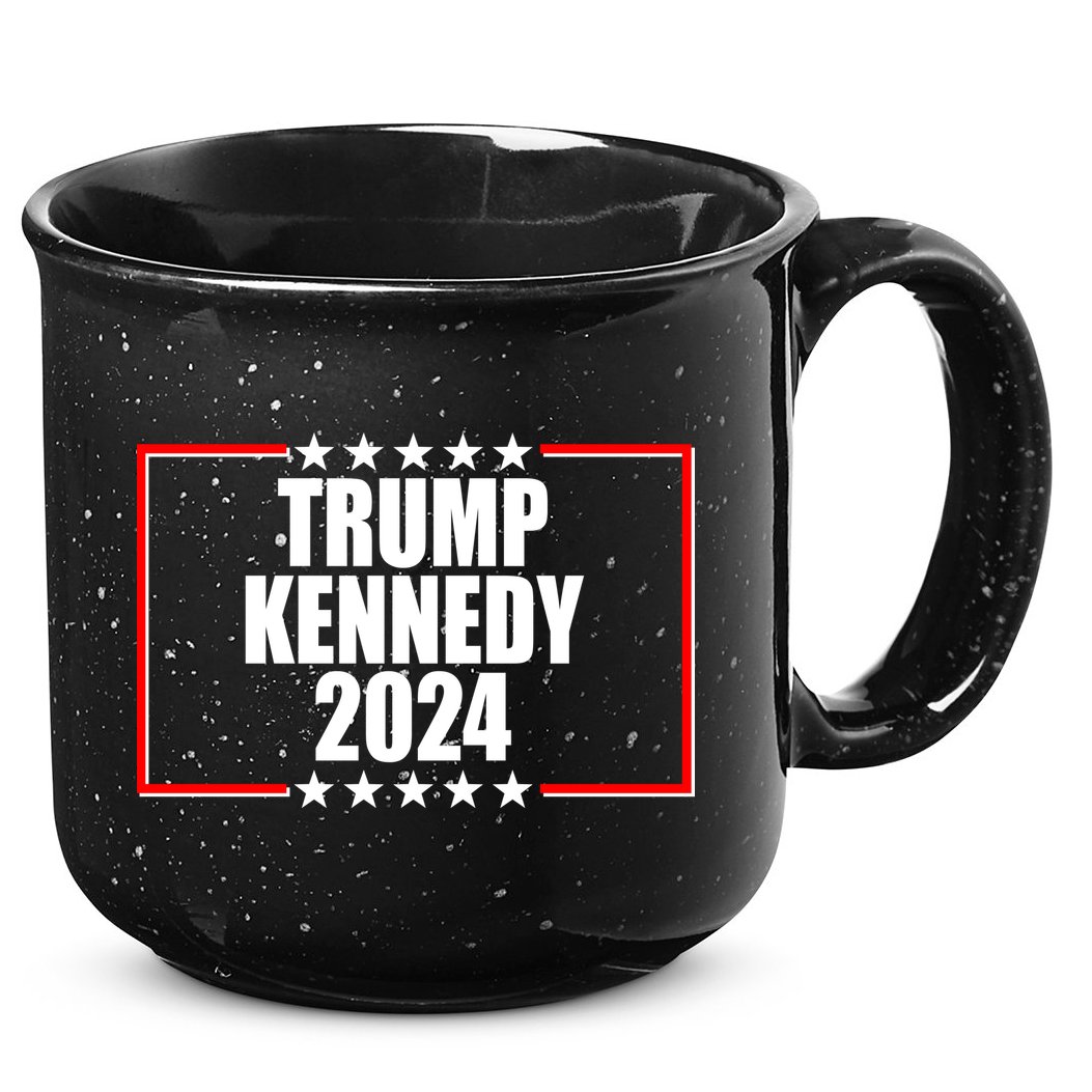 Trump Kennedy 2024 Election Logo 15oz Campfire Ceramic Mug