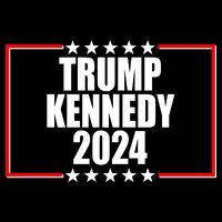 Trump Kennedy 2024 Election Logo Women's Crop Top Tee