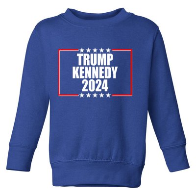 Trump Kennedy 2024 Election Logo Toddler Sweatshirt