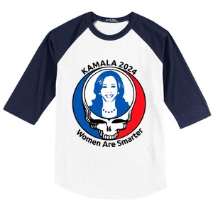 Tiffany Kamala 2024 Women Are Smarter Limited Baseball Sleeve Shirt