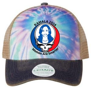 Tiffany Kamala 2024 Women Are Smarter Limited Legacy Tie Dye Trucker Hat