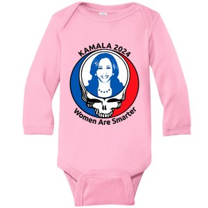 Tiffany Kamala 2024 Women Are Smarter Limited Baby Long Sleeve Bodysuit