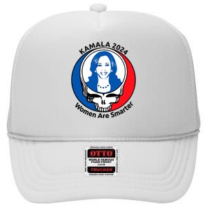 Tiffany Kamala 2024 Women Are Smarter Limited High Crown Mesh Back Trucker Hat