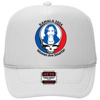 Tiffany Kamala 2024 Women Are Smarter Limited High Crown Mesh Back Trucker Hat