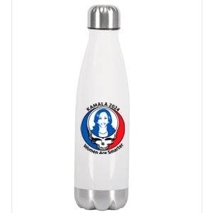 Tiffany Kamala 2024 Women Are Smarter Limited Stainless Steel Insulated Water Bottle