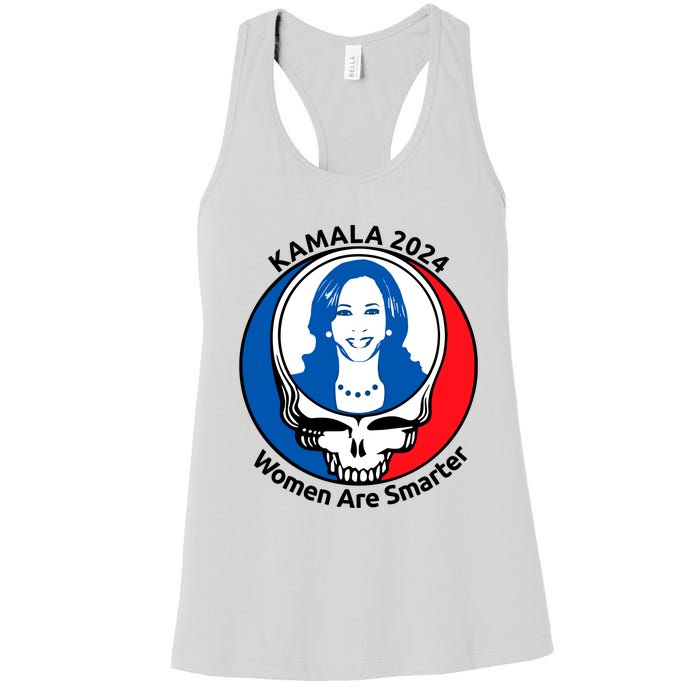 Tiffany Kamala 2024 Women Are Smarter Limited Women's Racerback Tank