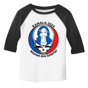 Tiffany Kamala 2024 Women Are Smarter Limited Toddler Fine Jersey T-Shirt