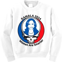 Tiffany Kamala 2024 Women Are Smarter Limited Kids Sweatshirt