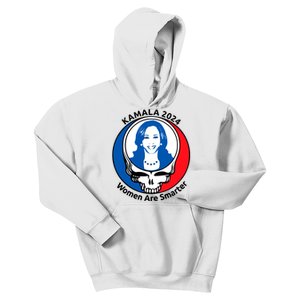 Tiffany Kamala 2024 Women Are Smarter Limited Kids Hoodie