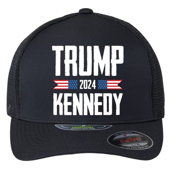 Trump Kennedy 2024 Rfk Jr Flexfit Unipanel Trucker Cap