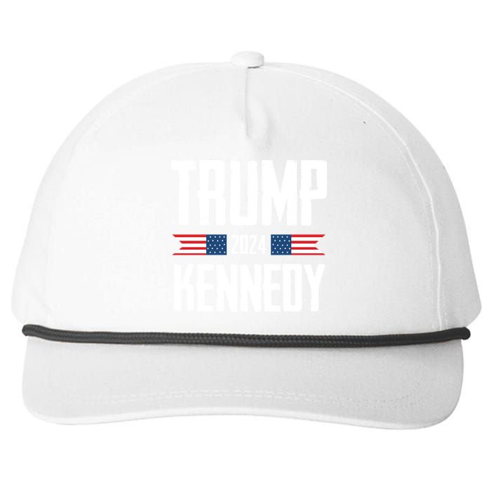 Trump Kennedy 2024 Rfk Jr Snapback Five-Panel Rope Hat