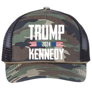 Trump Kennedy 2024 Rfk Jr Retro Rope Trucker Hat Cap