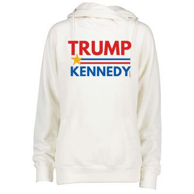 Trump Kennedy 2024 Election Year Womens Funnel Neck Pullover Hood