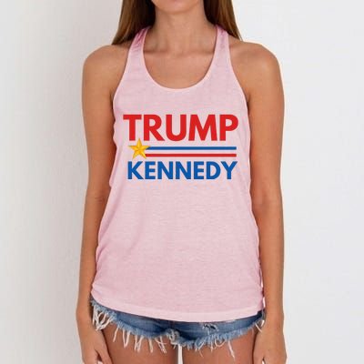 Trump Kennedy 2024 Election Year Women's Knotted Racerback Tank