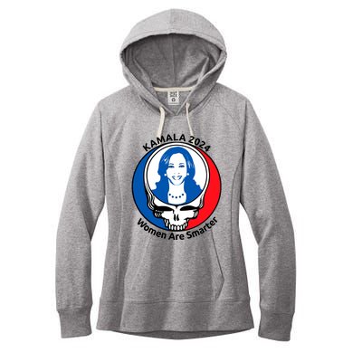 Tiffany Kamala 2024 Women Are Smarter Limited Women's Fleece Hoodie