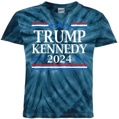 Trump Kennedy 2024 Pro Republican Eleciton Kids Tie-Dye T-Shirt