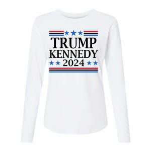 Trump Kennedy 2024 Pro Republican Eleciton Womens Cotton Relaxed Long Sleeve T-Shirt