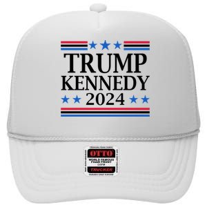 Trump Kennedy 2024 Pro Republican Eleciton High Crown Mesh Back Trucker Hat