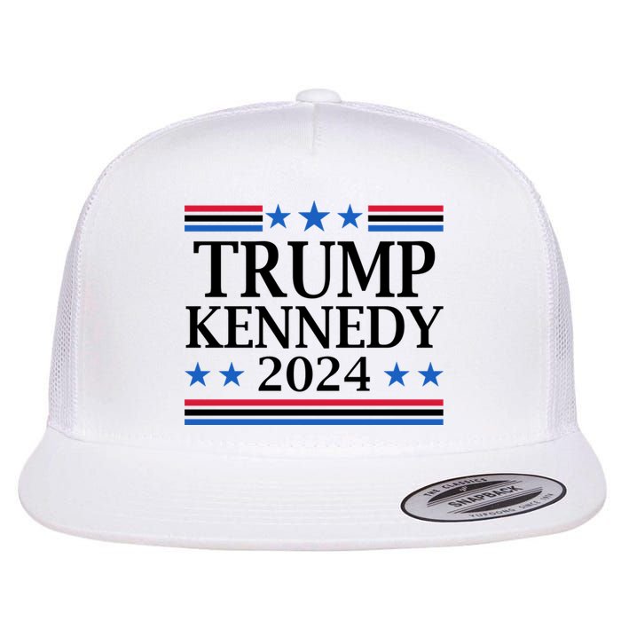 Trump Kennedy 2024 Pro Republican Eleciton Flat Bill Trucker Hat