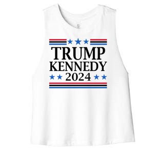 Trump Kennedy 2024 Pro Republican Eleciton Women's Racerback Cropped Tank