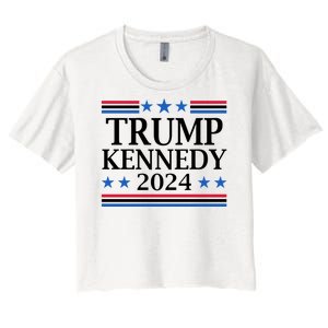 Trump Kennedy 2024 Pro Republican Eleciton Women's Crop Top Tee