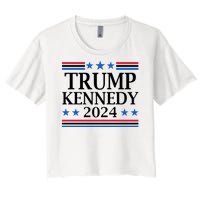 Trump Kennedy 2024 Pro Republican Eleciton Women's Crop Top Tee