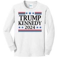 Trump Kennedy 2024 Pro Republican Eleciton Kids Long Sleeve Shirt