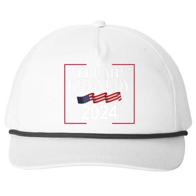 Trump Kennedy 2024 Usa Flag Election Snapback Five-Panel Rope Hat