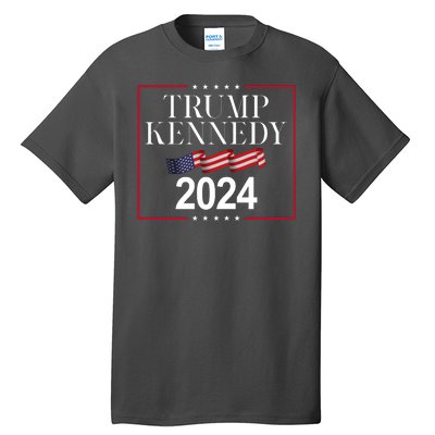 Trump Kennedy 2024 Usa Flag Election Tall T-Shirt