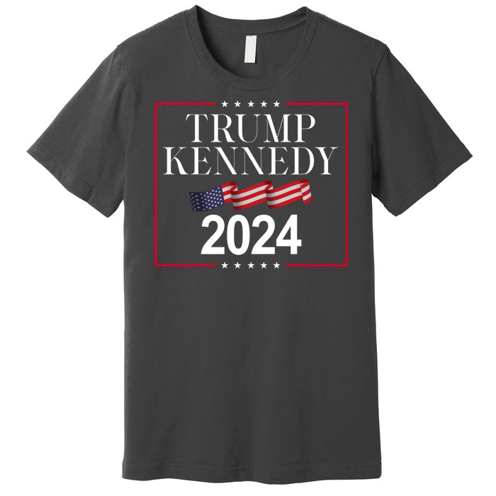 Trump Kennedy 2024 Usa Flag Election Premium T-Shirt