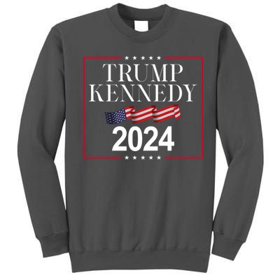 Trump Kennedy 2024 Usa Flag Election Tall Sweatshirt